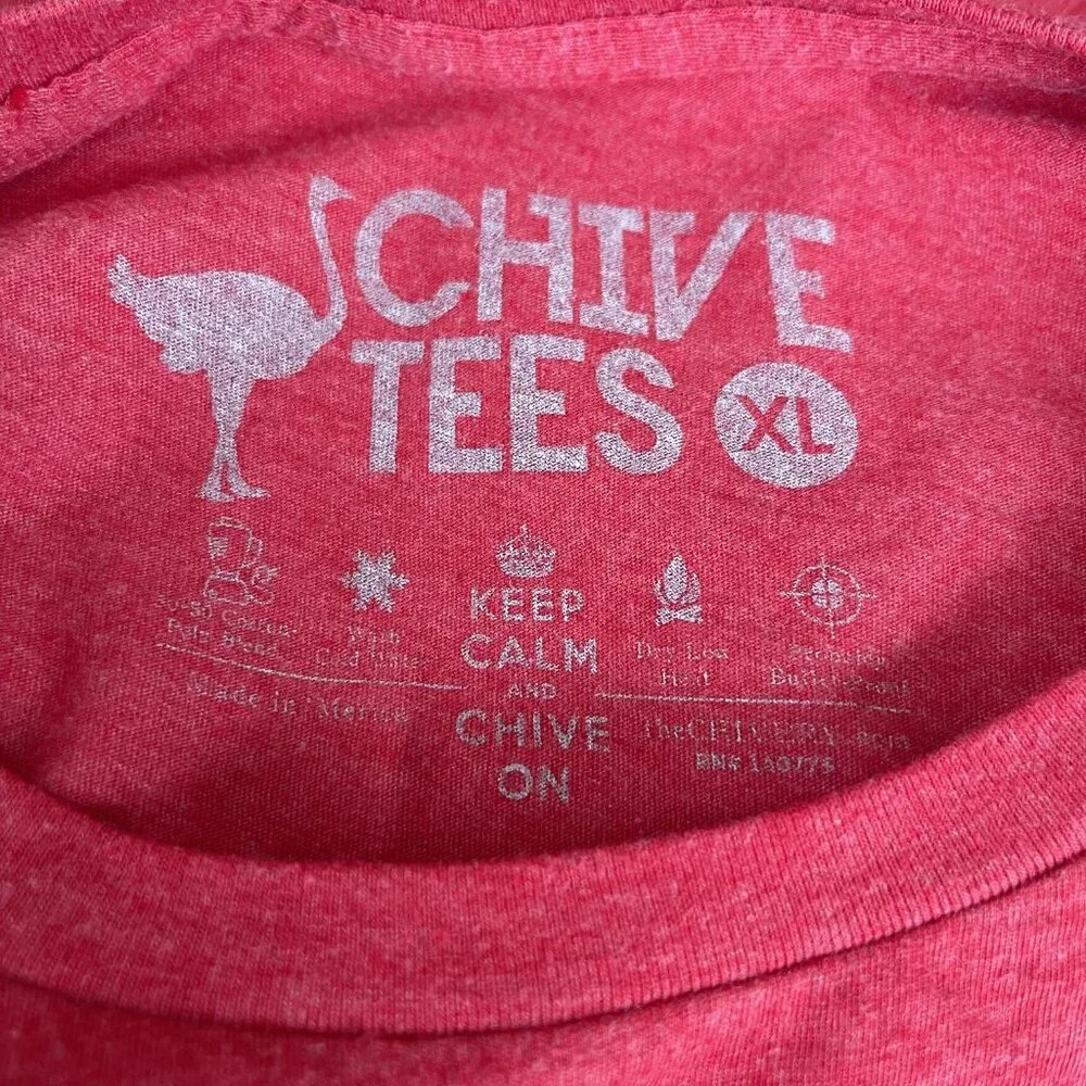 Men's Bill Murray CHIVE Tees E.T. Basketball Red T-Shirt Tee Shirt Size XL - Picture 2 of 4